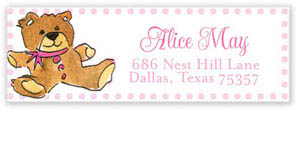 Rosanne Beck Return Address Labels - Nursery - Pink