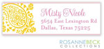 Rosanne Beck Return Address Labels - Bella - Pink