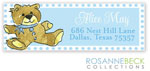 Rosanne Beck Return Address Labels - Nursery - Blue