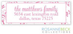 Rosanne Beck Return Address Labels - Spring Floral - Pink