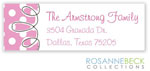 Rosanne Beck Return Address Labels - Cupcake - Pink