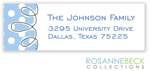 Rosanne Beck Return Address Labels - Cupcake - Blue