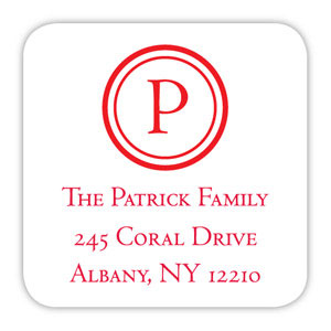 Rytex - Signet Initial Address Labels (Square) Rytex - Signet Initial Address Labels (Square)