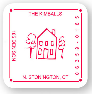 Rytex - House Address Labels (Square)