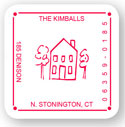 Rytex - House Address Labels (Square)