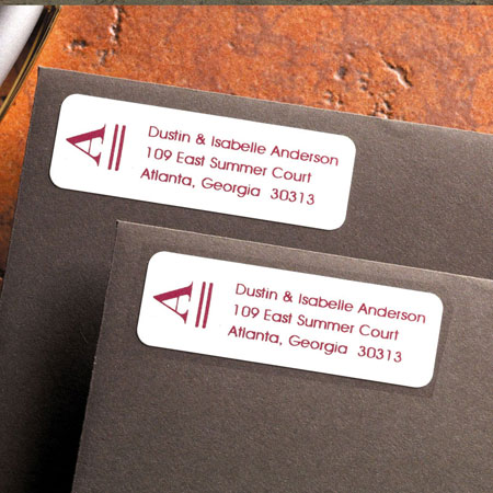 Address Labels by Rytex (Kensington Initial)