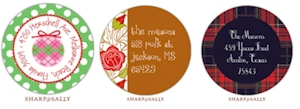 Holiday Address Labels by Sharp & Sally