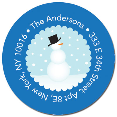 Spark & Spark Return Address Labels (Mr. Snowman) Spark & Spark Return Address Labels (Mr. Snowman)