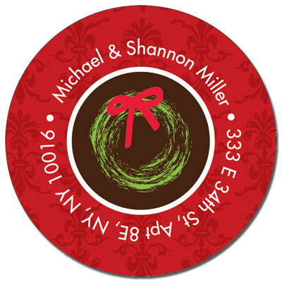 Spark & Spark Return Address Labels (My Festive Wreath)