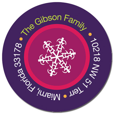 Spark & Spark Return Address Labels (Ribbon Snowflakes) Spark & Spark Return Address Labels (Ribbon Snowflakes)