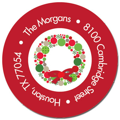 Spark & Spark Return Address Labels (Whimsical Wreath) Spark & Spark Return Address Labels (Whimsical Wreath)