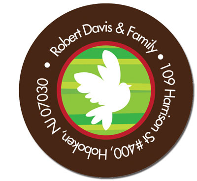Spark & Spark Return Address Labels (Peace On Earth) Spark & Spark Return Address Labels (Peace On Earth)