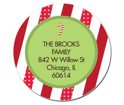 Spark & Spark Return Address Labels (Sweet Candy Cane) Spark & Spark Return Address Labels (Sweet Candy Cane)
