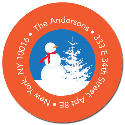 Spark & Spark Return Address Labels (Snowy Day - Blue) Spark & Spark Return Address Labels (Snowy Day - Blue)