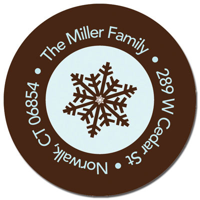 Spark & Spark Return Address Labels (Snowflake Window) Spark & Spark Return Address Labels (Snowflake Window)