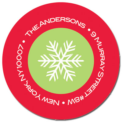 Spark & Spark Return Address Labels (Snowflake Wallpaper) Spark & Spark Return Address Labels (Snowflake Wallpaper)