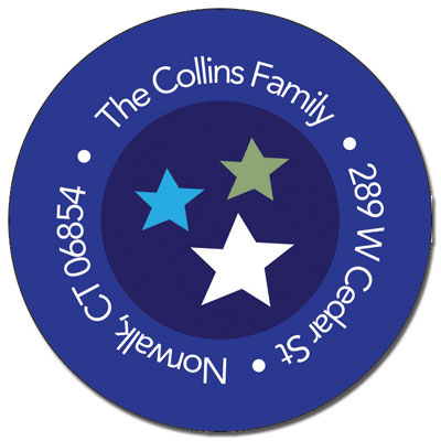 Spark & Spark Return Address Labels (My Christmas In Blue) Spark & Spark Return Address Labels (My Christmas In Blue)
