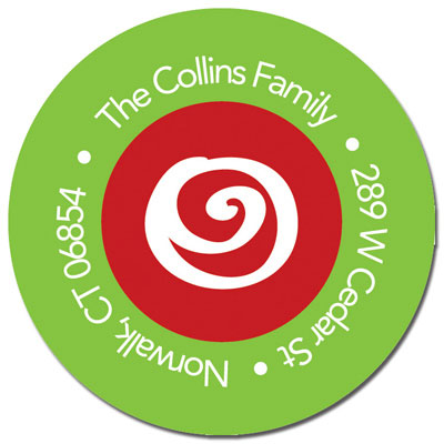 Spark & Spark Return Address Labels (Xmas Candy Swirls) Spark & Spark Return Address Labels (Xmas Candy Swirls)