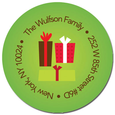 Spark & Spark Return Address Labels (Xmas Gifts - Green) Spark & Spark Return Address Labels (Xmas Gifts - Green)