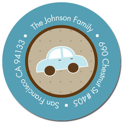 Spark & Spark Return Address Labels (Bunch Of Cars)