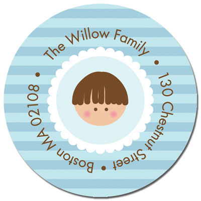 Spark & Spark Return Address Labels (Baby Portrait)