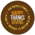 Spark & Spark Return Address Labels (Thanksgiving Message)