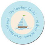 Spark & Spark Return Address Labels (My Blue Sailboat)