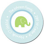 Spark & Spark Return Address Labels (Elephants In A Row)