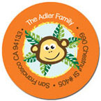 Spark & Spark Return Address Labels (Playful Monkey)