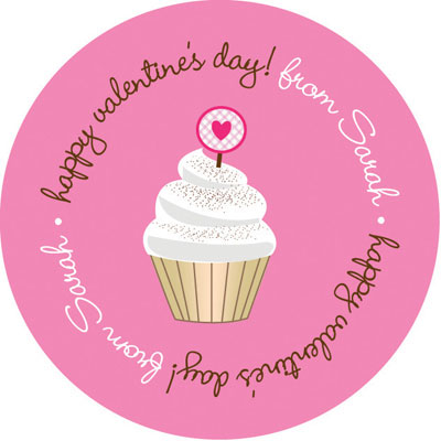 Spark & Spark Return Address Labels (A Sweet Cupcake For Valentine)