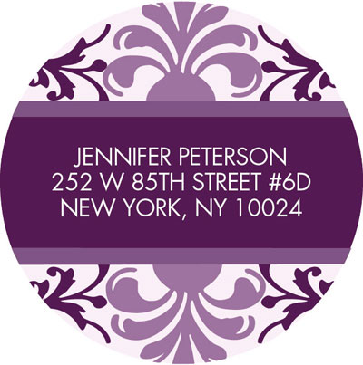 Spark & Spark Return Address Labels (Purple Mood) Spark & Spark Return Address Labels (Purple Mood)