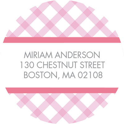 Spark & Spark Return Address Labels (Pink Crisscross) Spark & Spark Return Address Labels (Pink Crisscross)