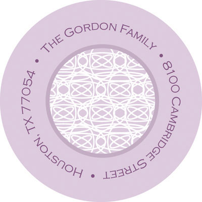 Spark & Spark Return Address Labels (Lace On Lilac) Spark & Spark Return Address Labels (Lace On Lilac)