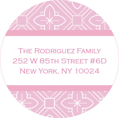 Spark & Spark Return Address Labels (Pink Rosettes) Spark & Spark Return Address Labels (Pink Rosettes)