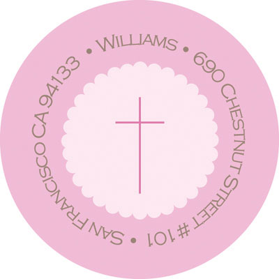 Spark & Spark Return Address Labels (Simple Scallop In Pink) Spark & Spark Return Address Labels (Simple Scallop In Pink)