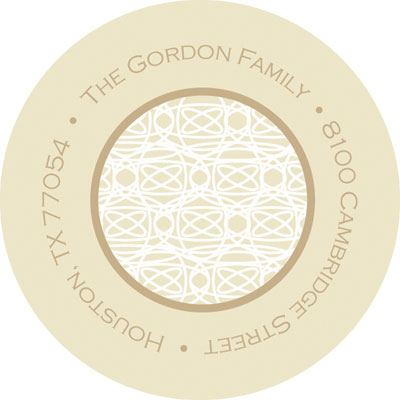 Spark & Spark Return Address Labels (Gold Lace)