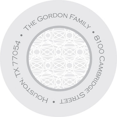 Spark & Spark Return Address Labels (Silver Lace) Spark & Spark Return Address Labels (Silver Lace)