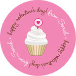 Spark & Spark Return Address Labels (A Sweet Cupcake For Valentine)