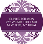 Spark & Spark Return Address Labels (Purple Mood)