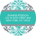 Spark & Spark Return Address Labels (Turquoise Mood)