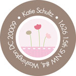 Spark & Spark Return Address Labels (Ribbons And Flowers)