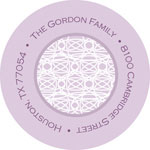 Spark & Spark Return Address Labels (Lace On Lilac)