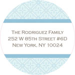 Spark & Spark Return Address Labels (Blue Rosettes)