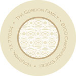 Spark & Spark Return Address Labels (Gold Lace)