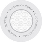 Spark & Spark Return Address Labels (Silver Lace)