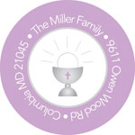 Spark & Spark Return Address Labels (Modern Lavender Communion)