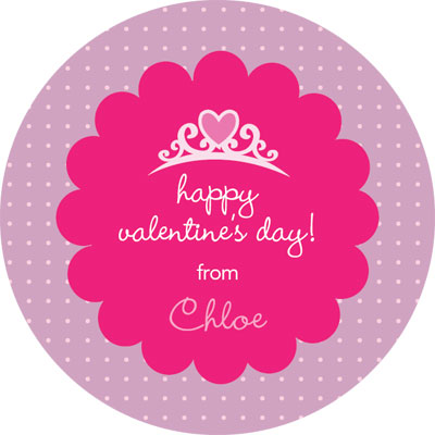 Spark & Spark Return Address Labels (Valentine's Princess)