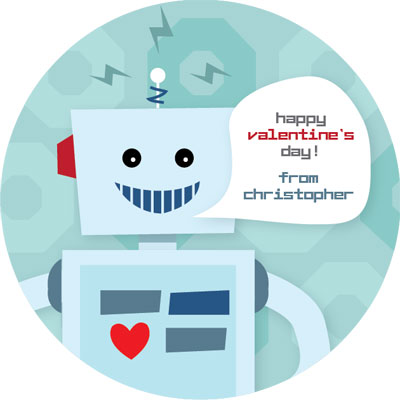 Spark & Spark Return Address Labels (Robot Love)