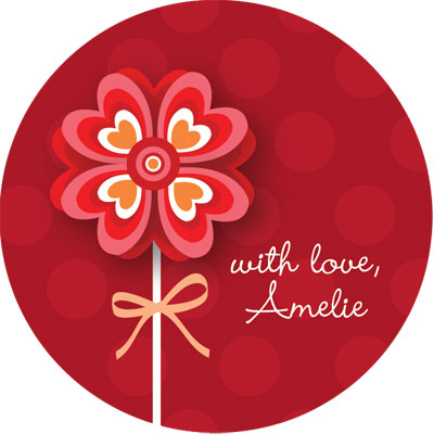 Spark & Spark Return Address Labels (Sweet Valentine Flower)