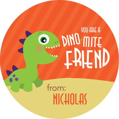 Spark & Spark Return Address Labels (Dinomite Friend)